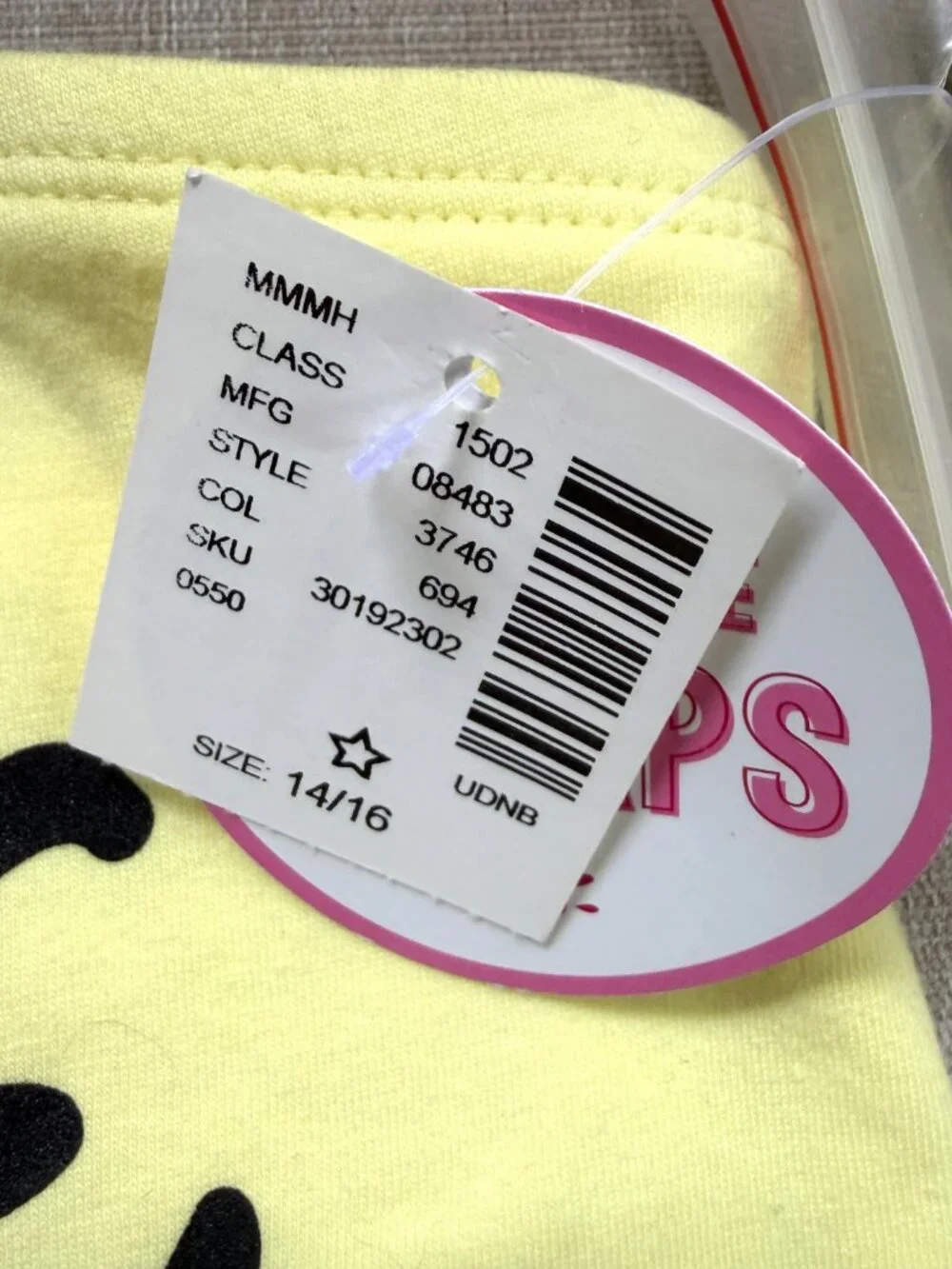 NWT Girls Justice Size 14/16, Set of 2 Tank Tops (1-Yellow, 1-Black) w/Graphics